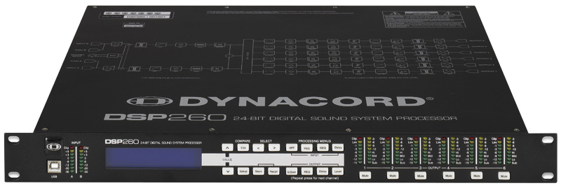 PROCESSEUR DSP DYNACORD DSP260