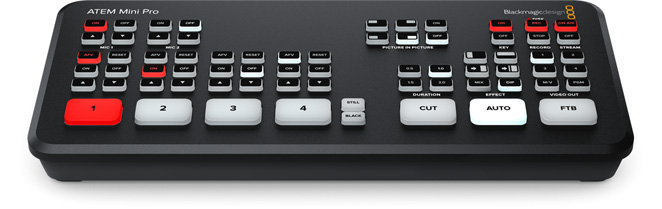 REGIE VIDEO ATEM MINI PRO