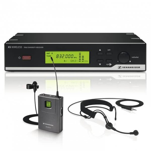 ENS MICROPHONE HF A SERRE TETE SENNHEISER XSW 52 VOCAL SET 