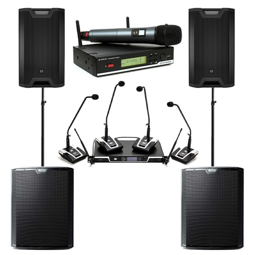 SONORISATION CONFÉRENCE 150 PAX - KIT N°2