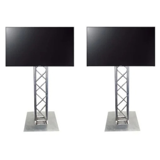 TV 4K 50" SUR TOTEM x2