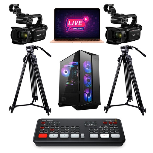 REGIE STREAMING VIDEO 2 CAMERAS 4K